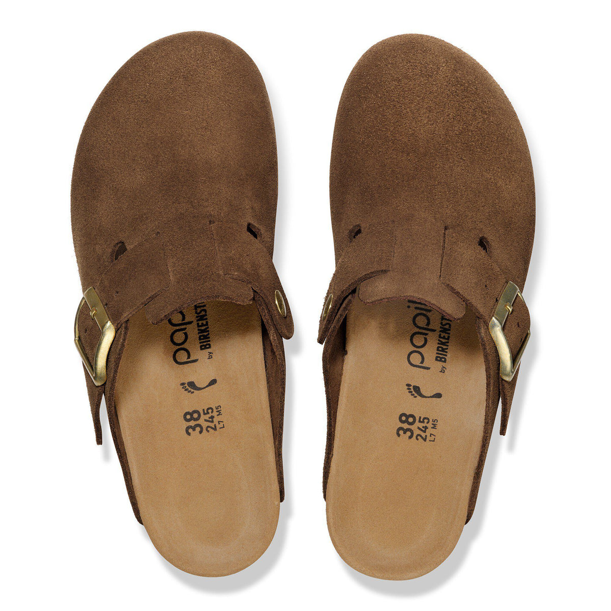 Fanny Suede Leather in Color Dark Tea | Birkenstock