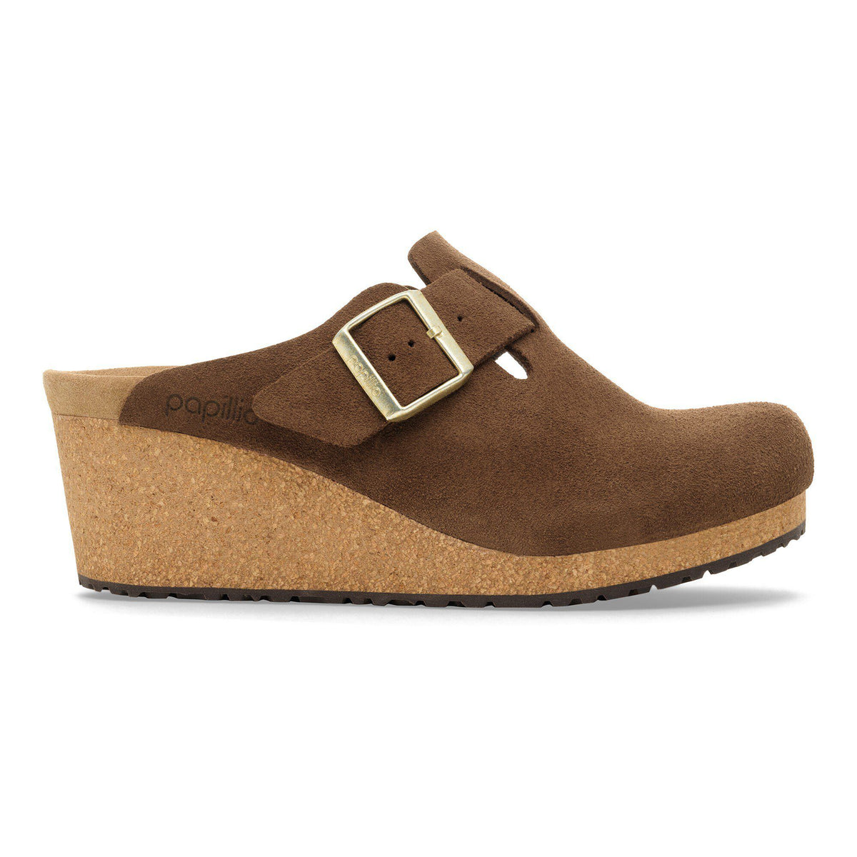 Fanny Suede Leather in Color Dark Tea | Birkenstock