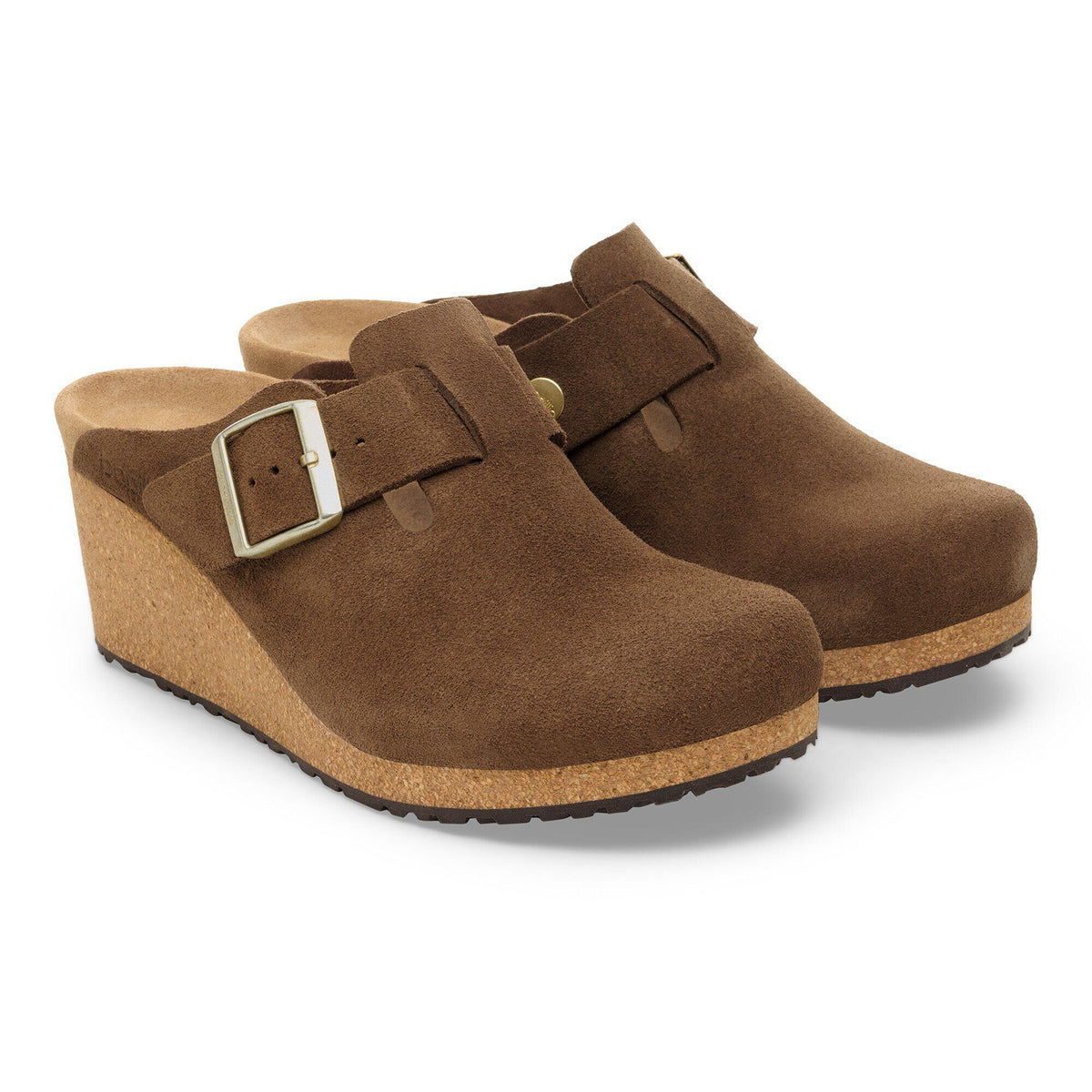Fanny Suede Leather in Color Dark Tea | Birkenstock