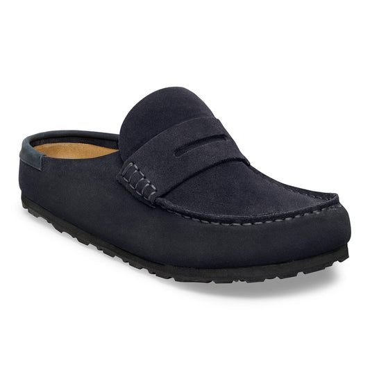 Naples Wrapped Suede Nubuck in Color Midnight Blue | Birkenstock
