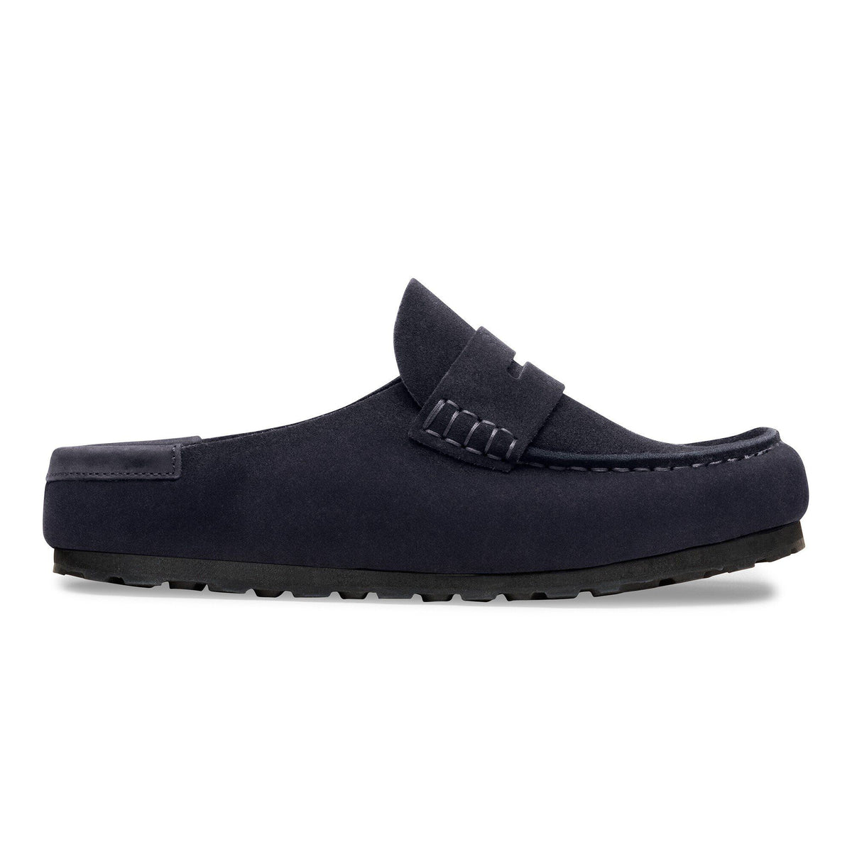 Naples Wrapped Suede Nubuck in Color Midnight Blue | Birkenstock