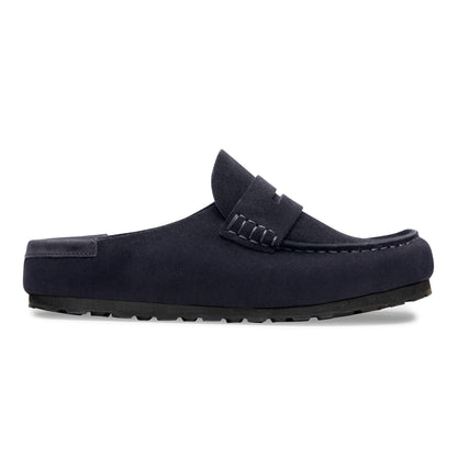 Naples Wrapped Suede Nubuck in Color Midnight Blue | Birkenstock
