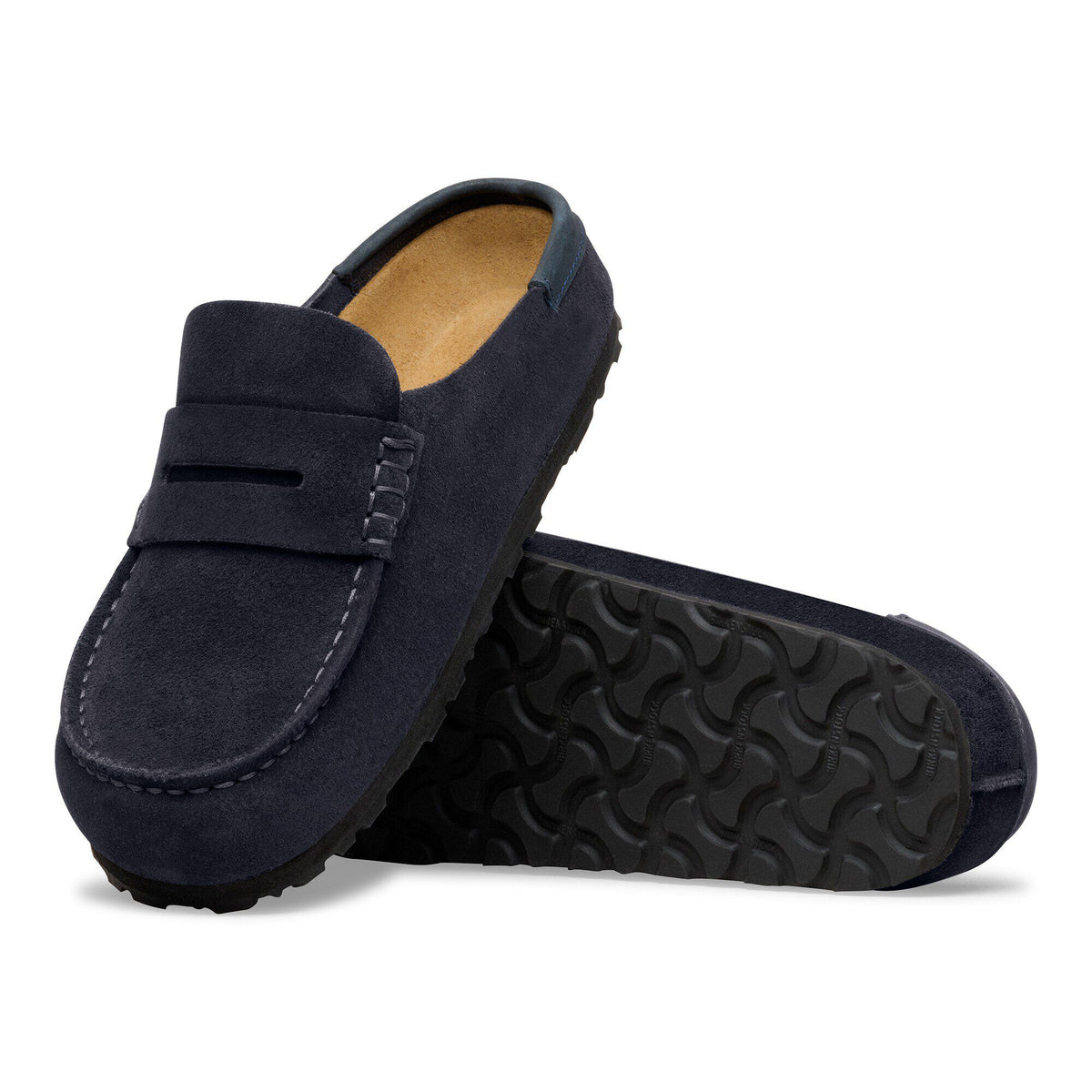 Naples Wrapped Suede Nubuck in Color Midnight Blue | Birkenstock