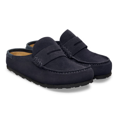 Naples Wrapped Suede Nubuck in Color Midnight Blue | Birkenstock