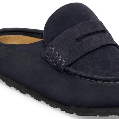 Naples Wrapped Suede Nubuck in Color Midnight Blue | Birkenstock
