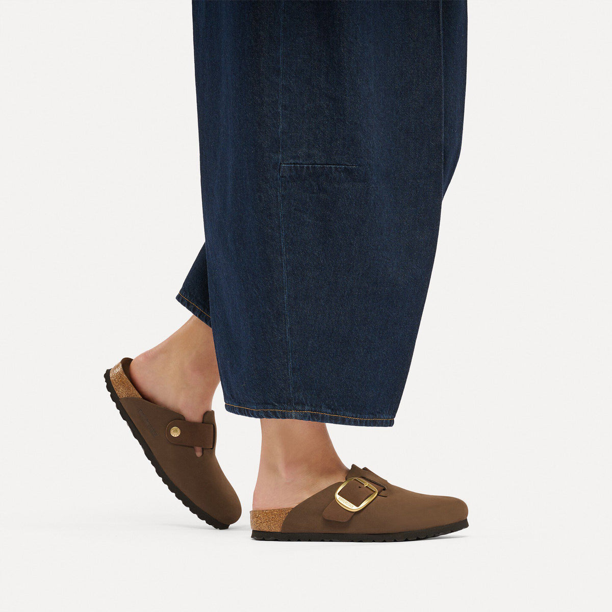Boston Big Buckle Nubuck Leather in Color Carafe Tonal FB | Birkenstock