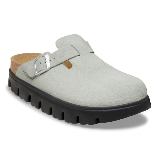 Boston Chunky Suede Leather in Color Pure Sage | Birkenstock