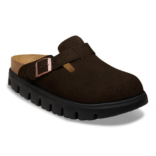 Boston Chunky Suede Leather in Color Mocha | Birkenstock