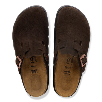 Boston Chunky Suede Leather in Color Mocha | Birkenstock