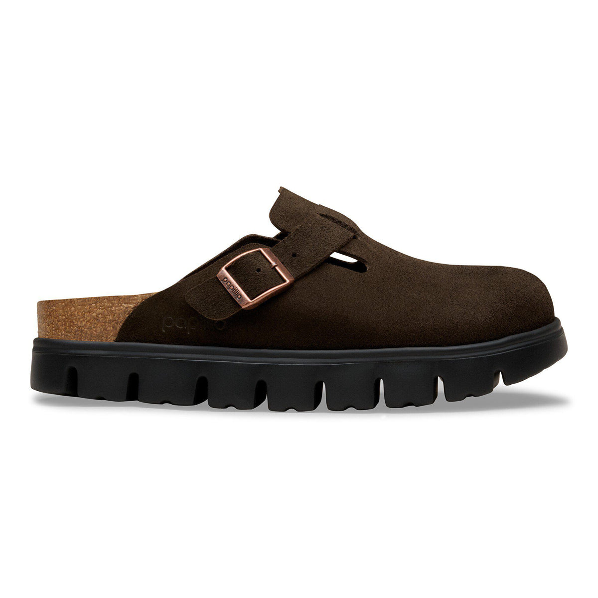 Boston Chunky Suede Leather in Color Mocha | Birkenstock