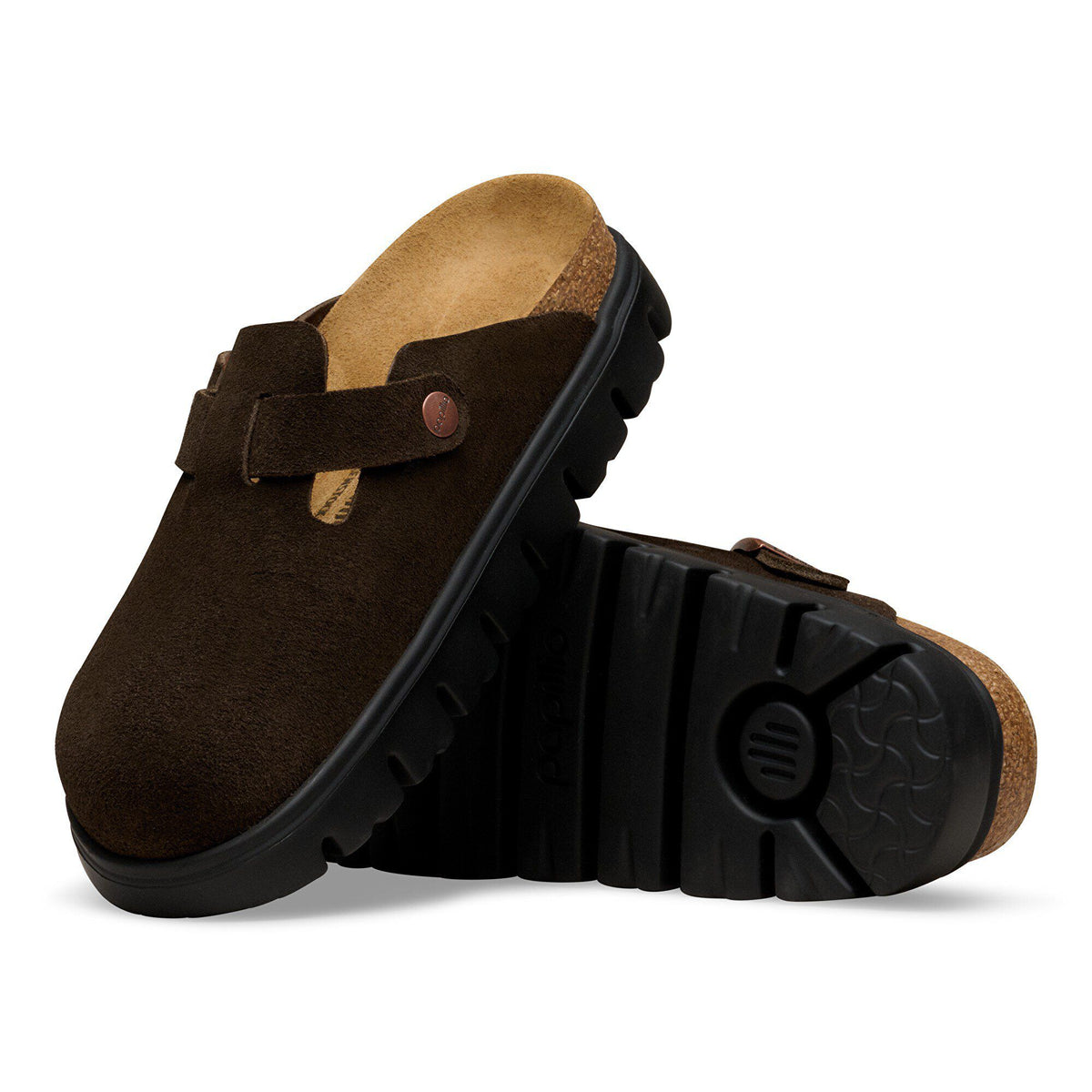 Boston Chunky Suede Leather in Color Mocha | Birkenstock