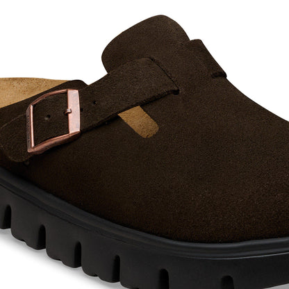 Boston Chunky Suede Leather in Color Mocha | Birkenstock