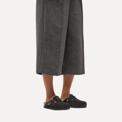 Boston Shearling Suede Leather in Color Velvet Gray | Birkenstock
