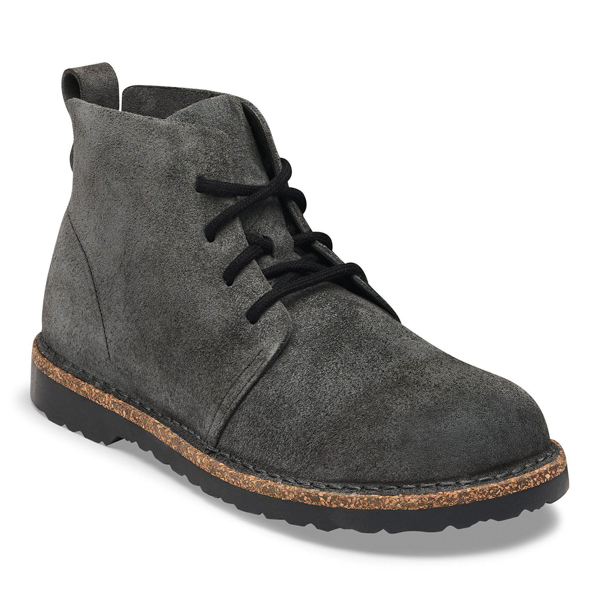 Uppsala Mid Suede Leather in Color Charcoal | Birkenstock