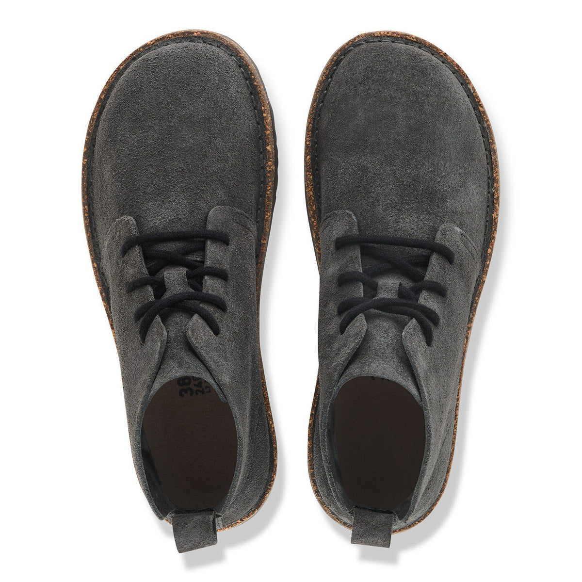 Uppsala Mid Suede Leather in Color Charcoal | Birkenstock