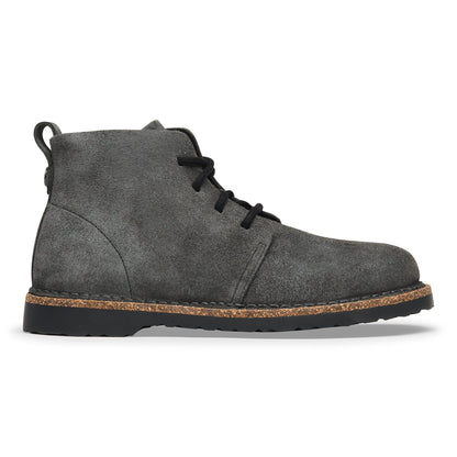 Uppsala Mid Suede Leather in Color Charcoal | Birkenstock