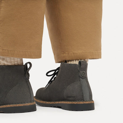 Uppsala Mid Suede Leather in Color Charcoal | Birkenstock