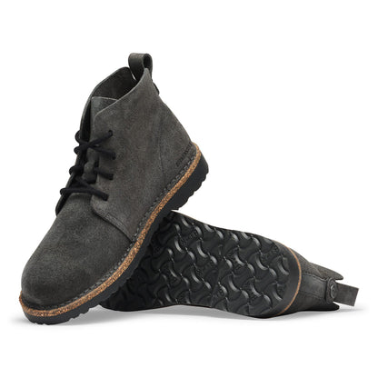 Uppsala Mid Suede Leather in Color Charcoal | Birkenstock