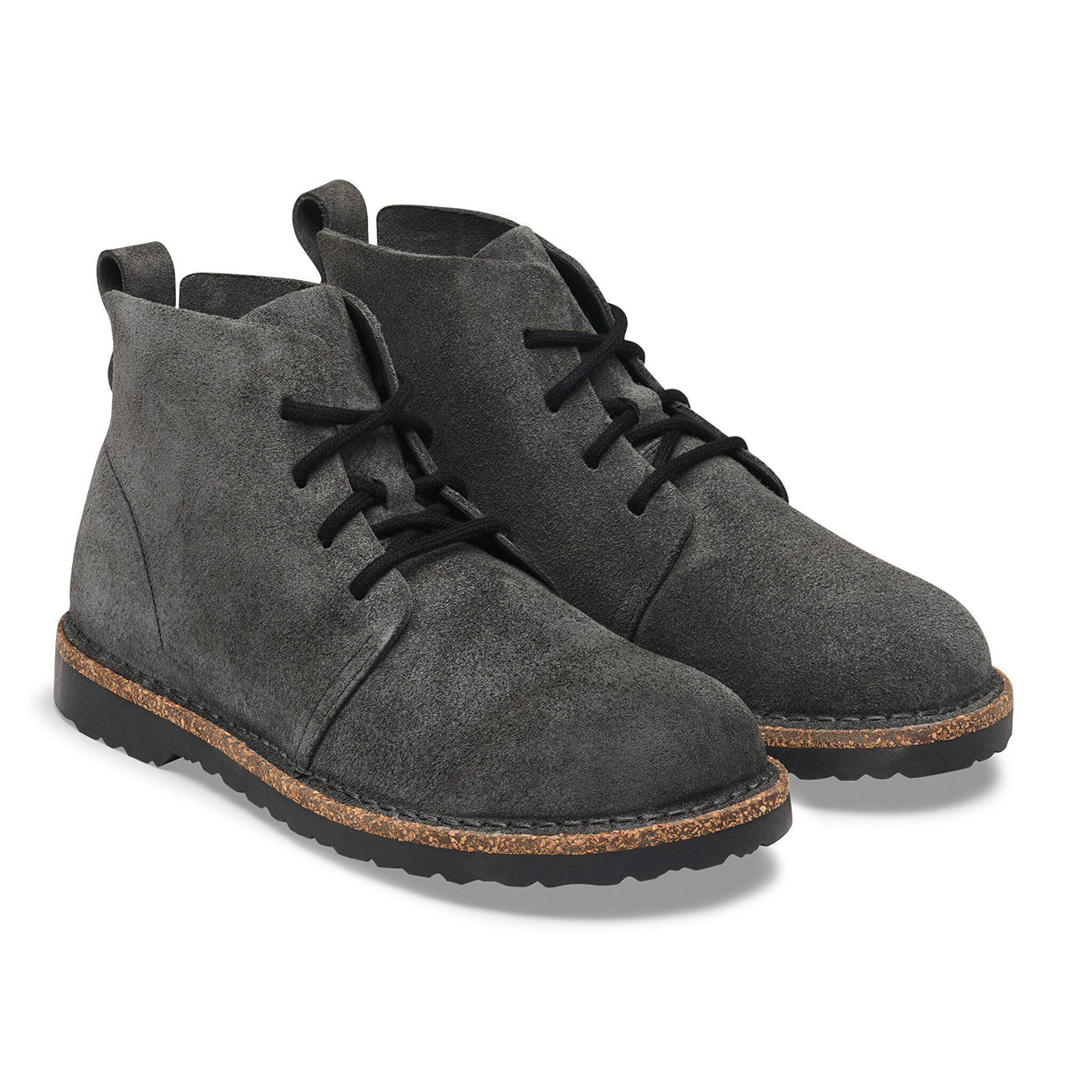 Uppsala Mid Suede Leather in Color Charcoal | Birkenstock