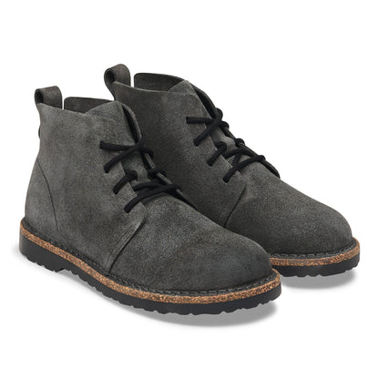 Uppsala Mid Suede Leather in Color Charcoal | Birkenstock