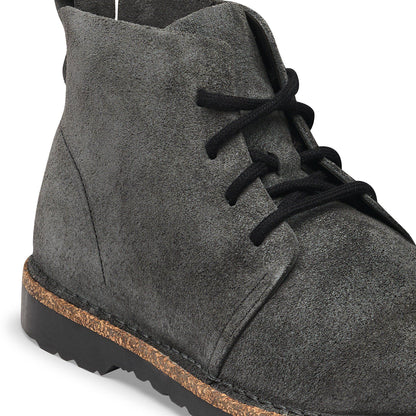 Uppsala Mid Suede Leather in Color Charcoal | Birkenstock