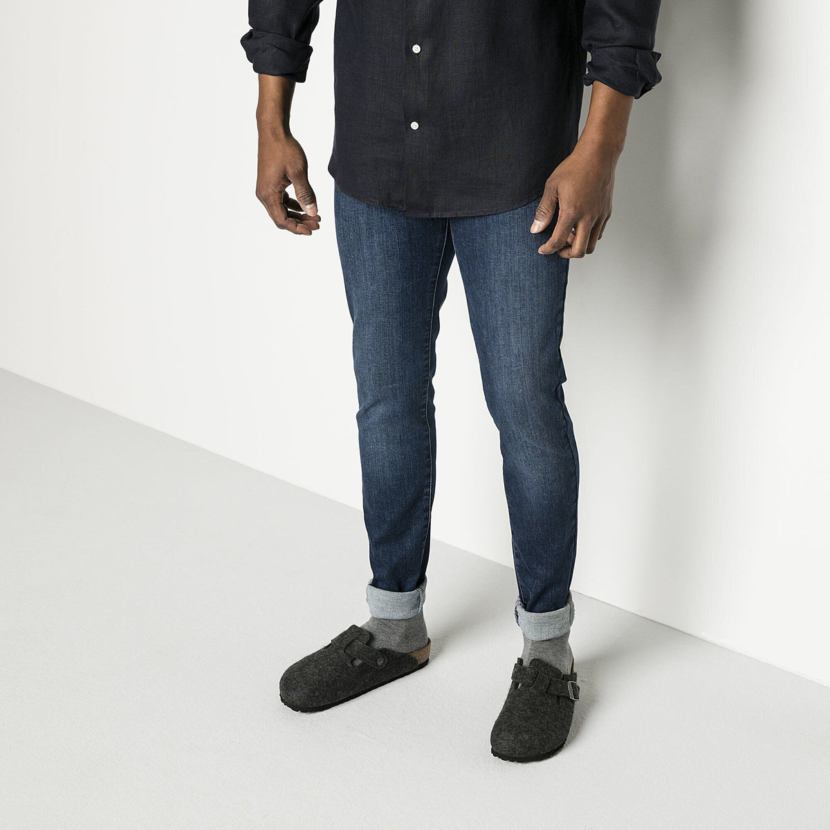 Boston Felt in Color Anthracite | Birkenstock