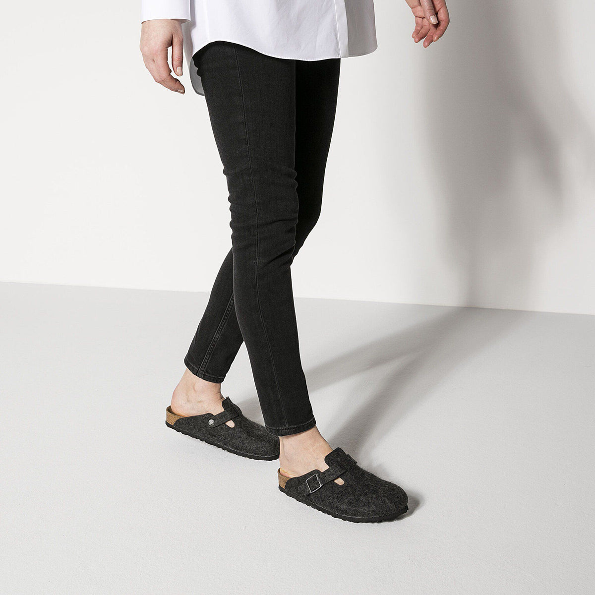 Boston Felt in Color Anthracite | Birkenstock