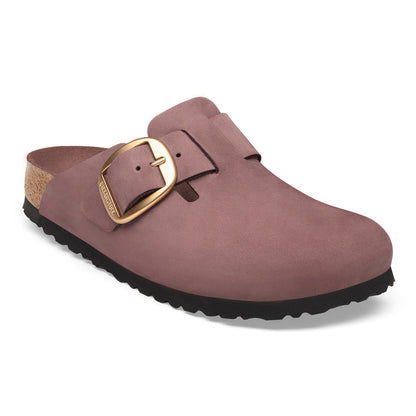 Boston Big Buckle Nubuck Leather in Color Pepper Tonal | Birkenstock