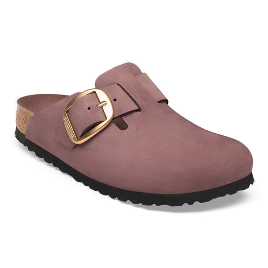 Boston Big Buckle Nubuck Leather in Color Pepper Tonal | Birkenstock
