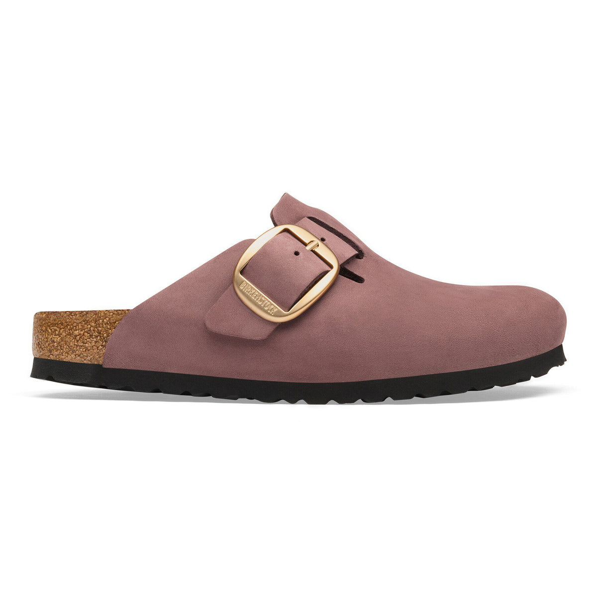Boston Big Buckle Nubuck Leather in Color Pepper Tonal | Birkenstock