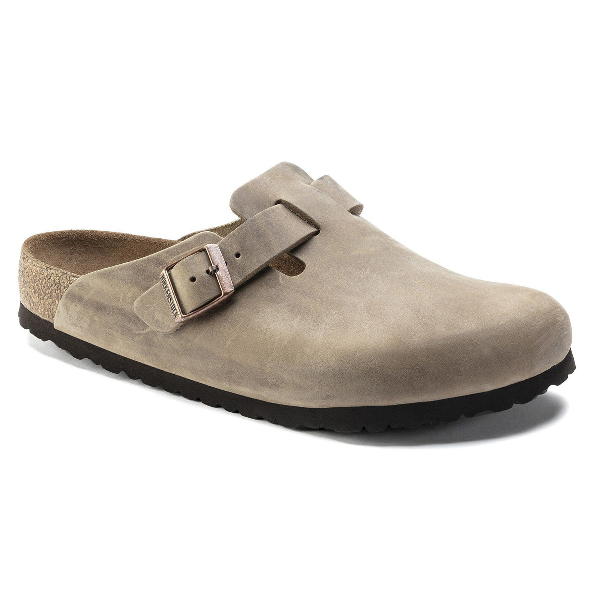 Boston Soft Footbed Oiled Leather in Color Tobacco Brown | Birkenstock