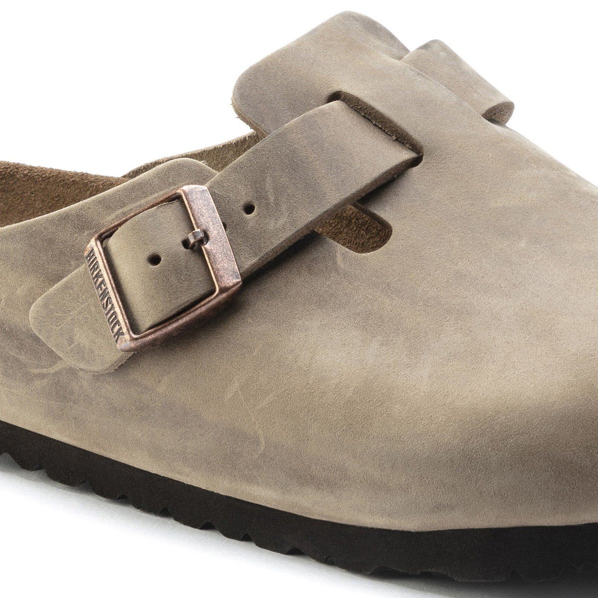 Boston Soft Footbed Oiled Leather in Color Tobacco Brown | Birkenstock