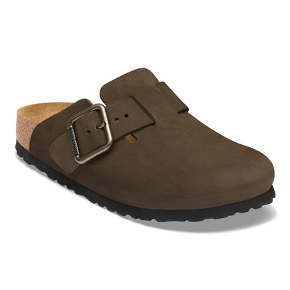 Boston Wire Buckle Nubuck Leather in Color Mocha | Birkenstock