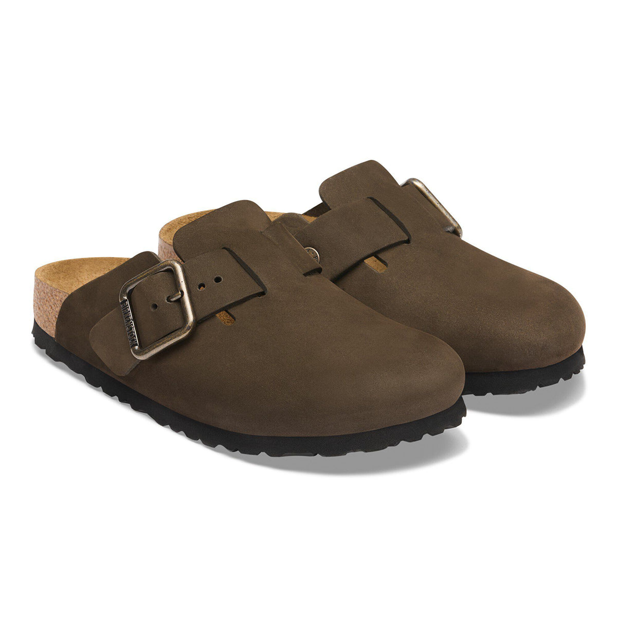 Boston Wire Buckle Nubuck Leather in Color Mocha | Birkenstock