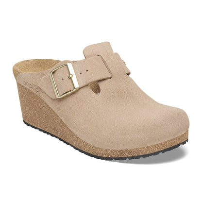 Fanny Suede Leather in Color Warm Sand | Birkenstock