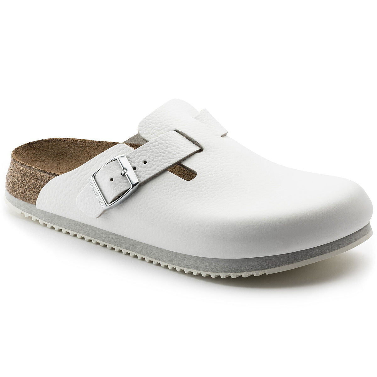 Boston Super Grip Leather in Color White | Birkenstock