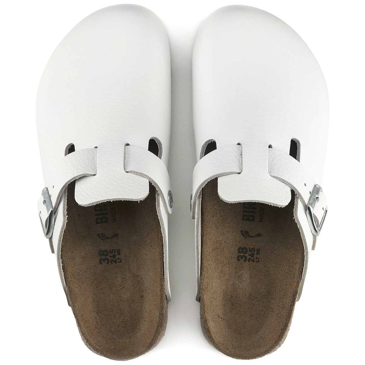 Boston Super Grip Leather in Color White | Birkenstock