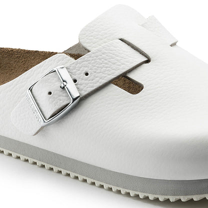 Boston Super Grip Leather in Color White | Birkenstock