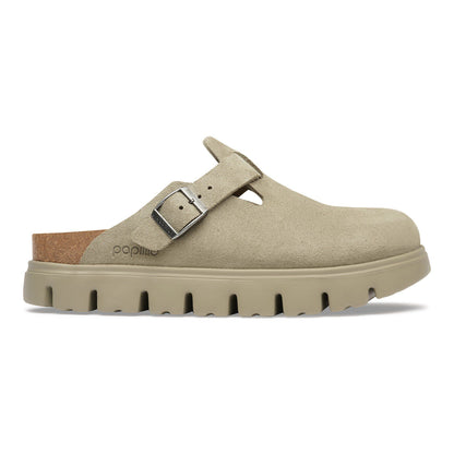 Boston Chunky Suede Leather in Color Taupe | Birkenstock