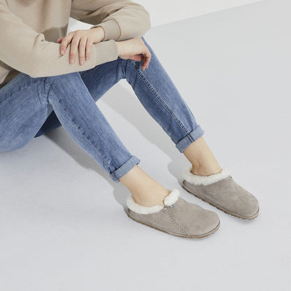 Zermatt Premium Suede Leather in Color Stone Coin | Birkenstock