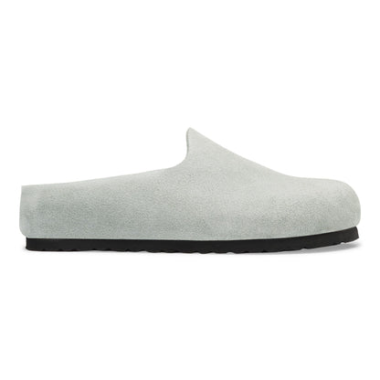 Amsterdam Wrapped Suede Leather in Color Pure Sage | Birkenstock
