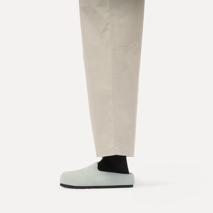 Amsterdam Wrapped Suede Leather in Color Pure Sage | Birkenstock