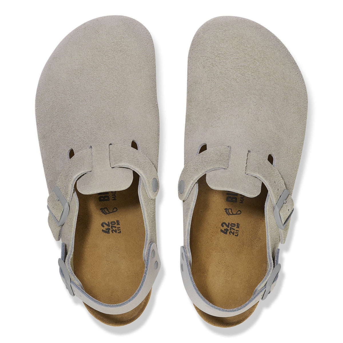 Tokio Suede Leather in Color Stone Coin | Birkenstock