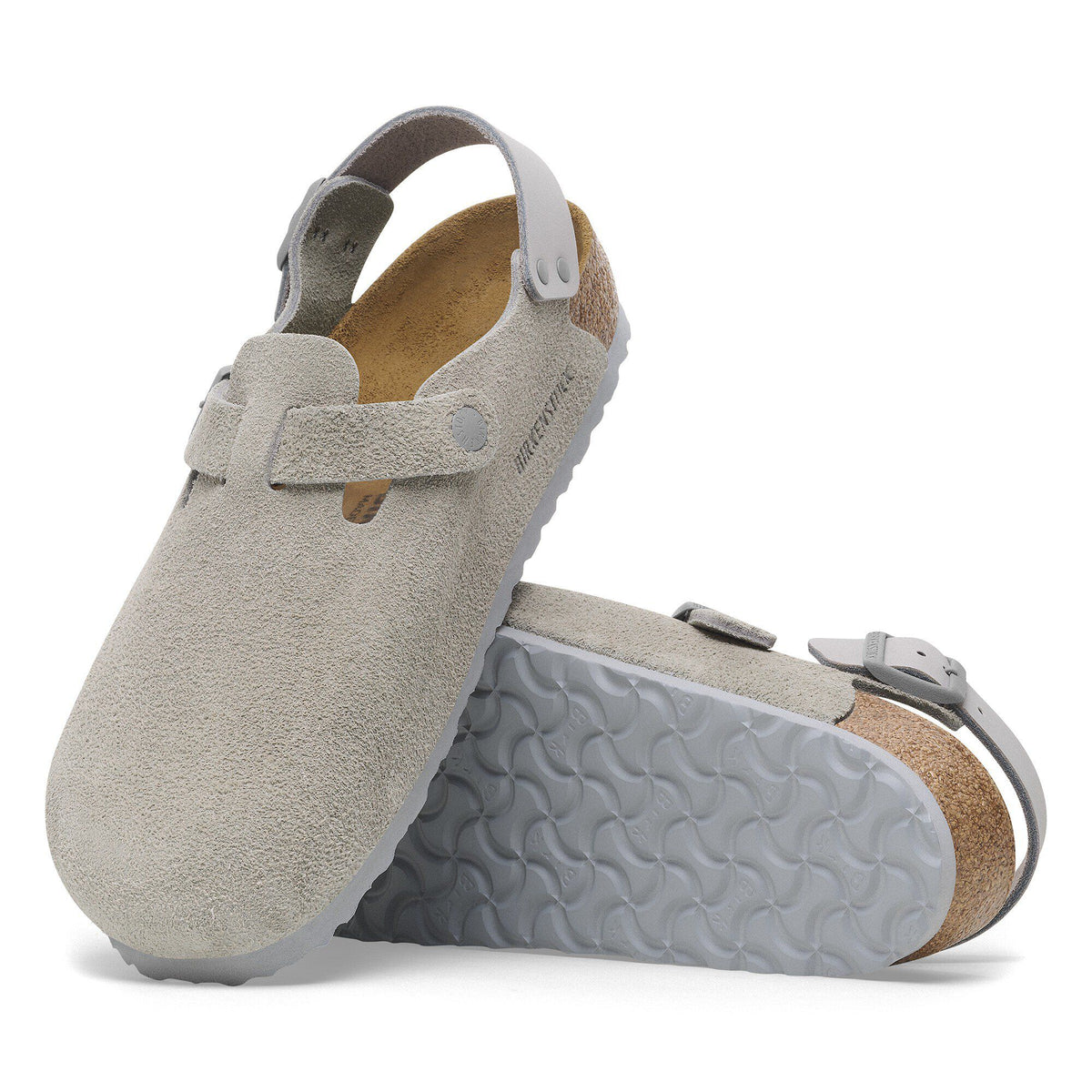 Tokio Suede Leather in Color Stone Coin | Birkenstock