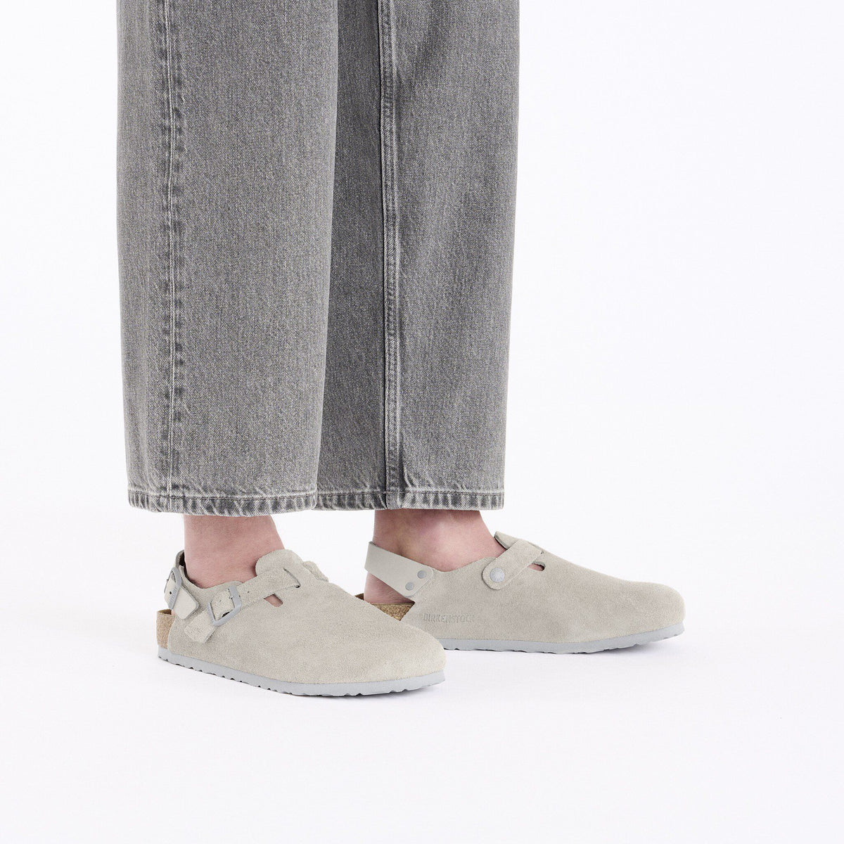 Tokio Suede Leather in Color Stone Coin | Birkenstock