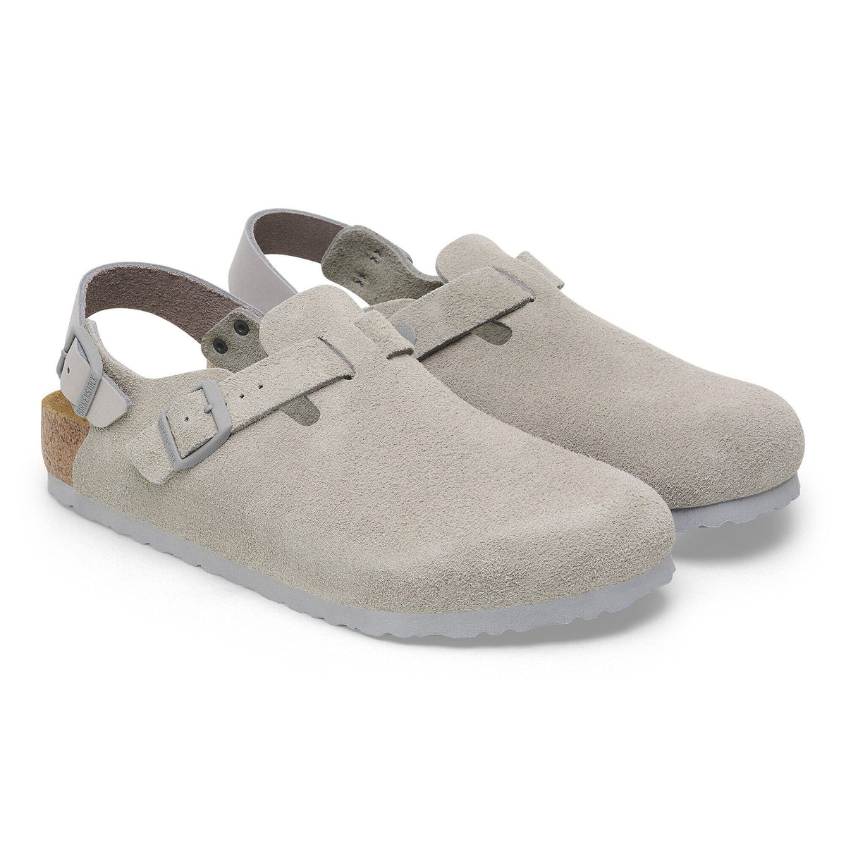 Tokio Suede Leather in Color Stone Coin | Birkenstock