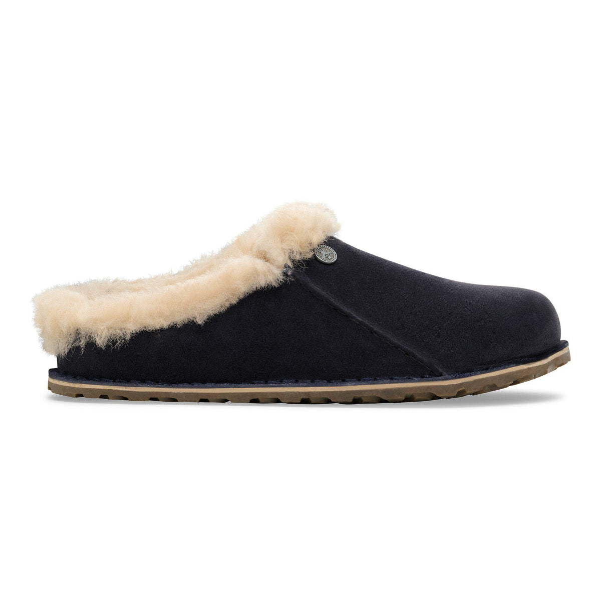 Zermatt Premium Shearling Suede Leather in Color Midnight Blue | Birkenstock