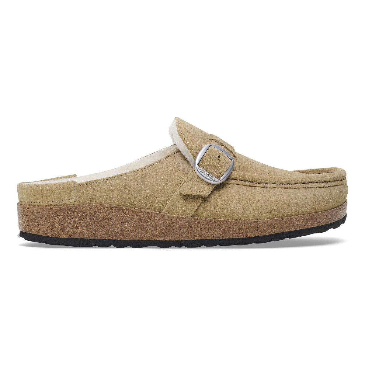 Buckley Shearling Suede Leather in Color Taupe | Birkenstock