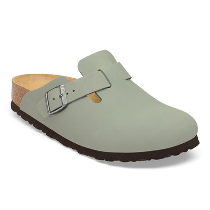 Boston Oiled Leather in Color Pure Sage | Birkenstock