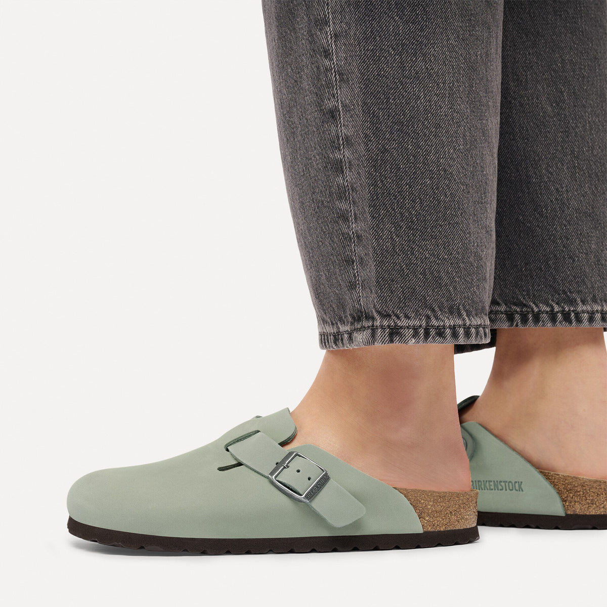 Boston Oiled Leather in Color Pure Sage | Birkenstock